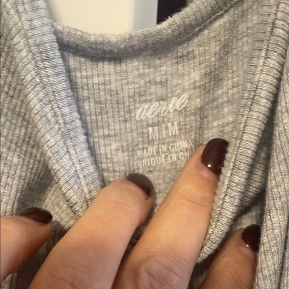 Aerie Light Gray Maxi Dress - Picture 3 of 5